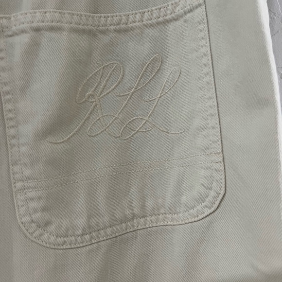 Lauren Ralph Lauren Cream Floral Wide Leg Pants - Picture 4 of 11